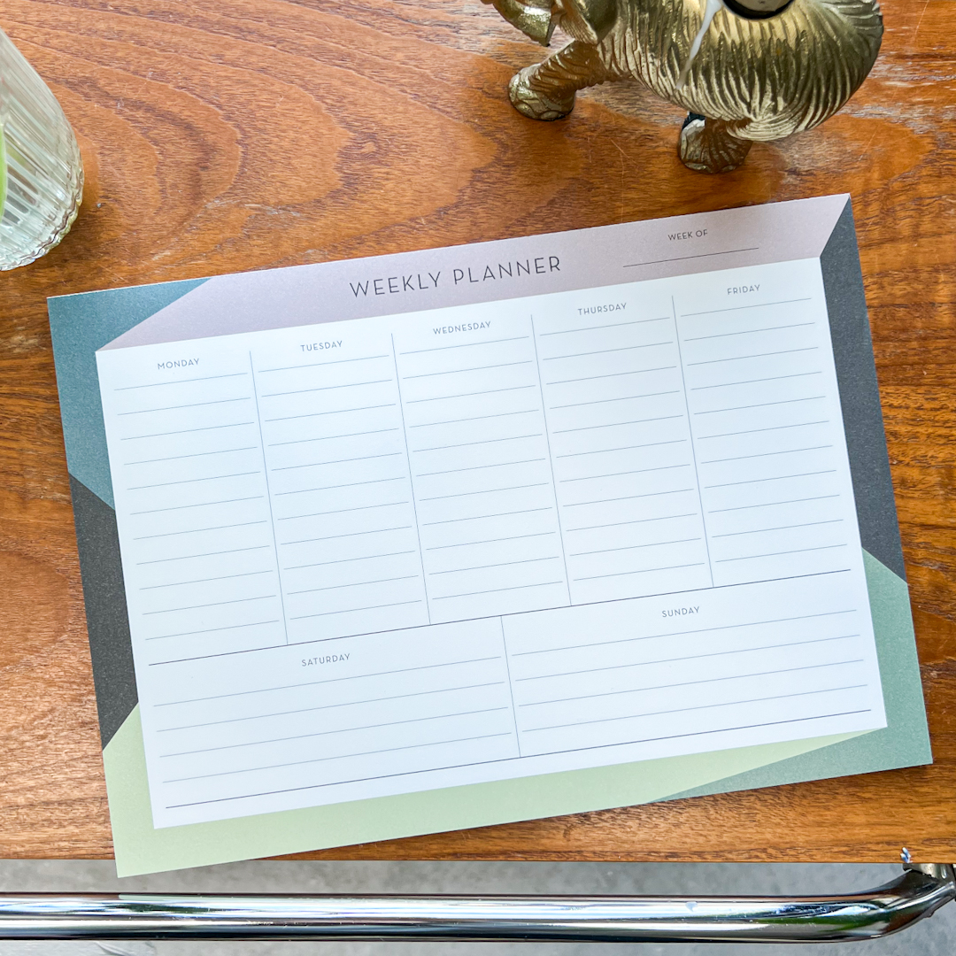 Set Weekplanner en Notities Kleurrijk 8 Weekplanner ongedateerd kleurrijk