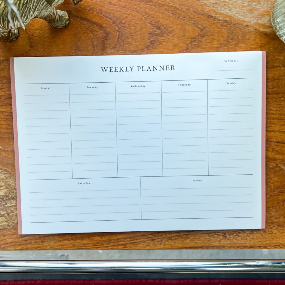 Weekplanner Klassiek