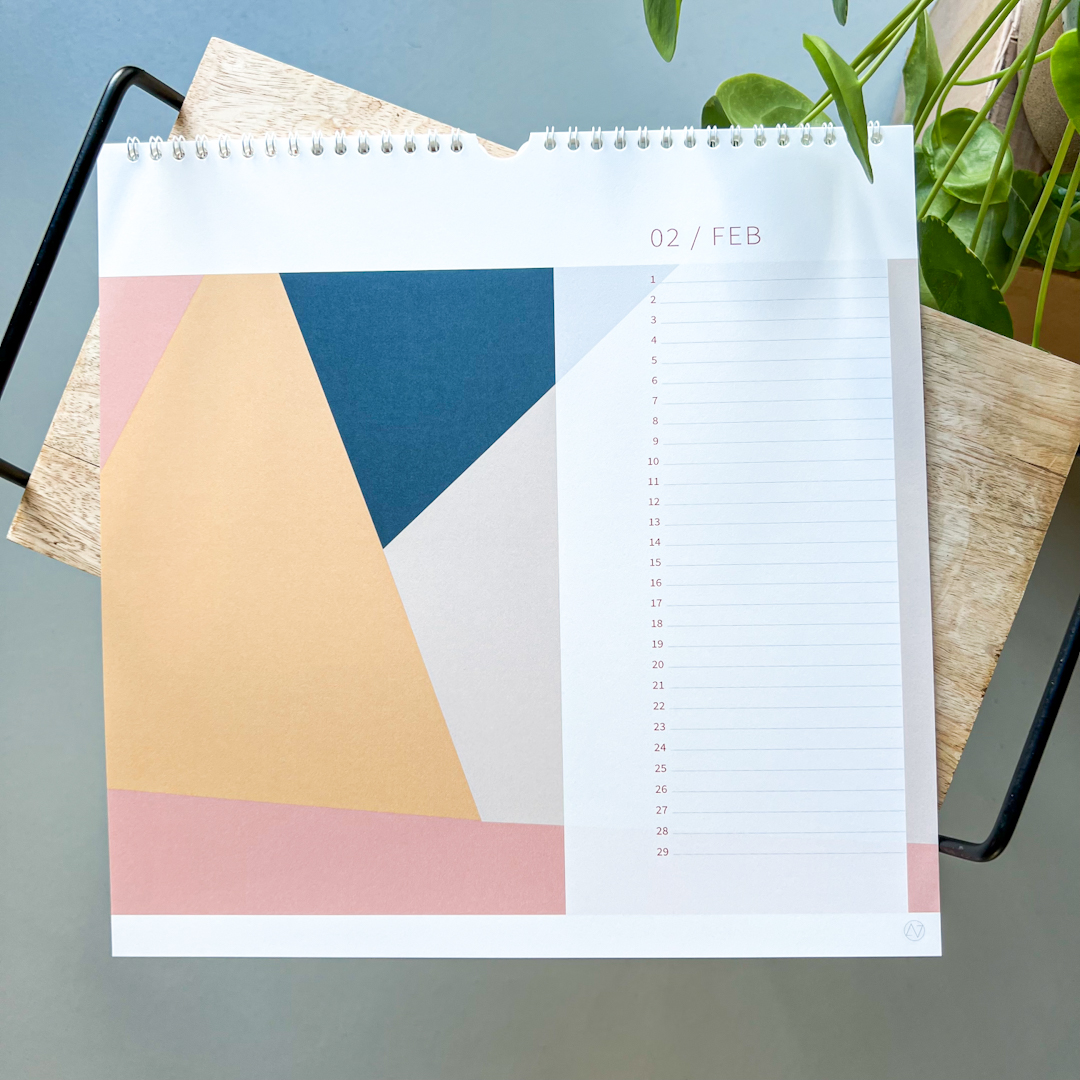 Verjaardagskalender Sunny Shapes XL 2 Verjaardagskalender Sunny Shapes XL - Afbeelding 2