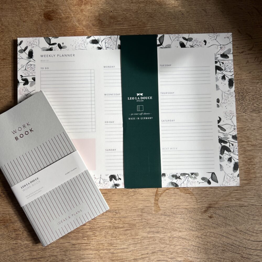 Roségoud accent werkboek Notitieboekje Grijs