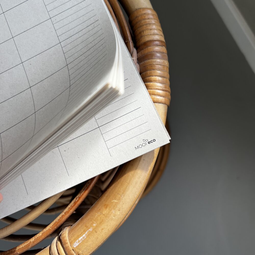 Weekplanner voor het hele gezin met notitieruimte