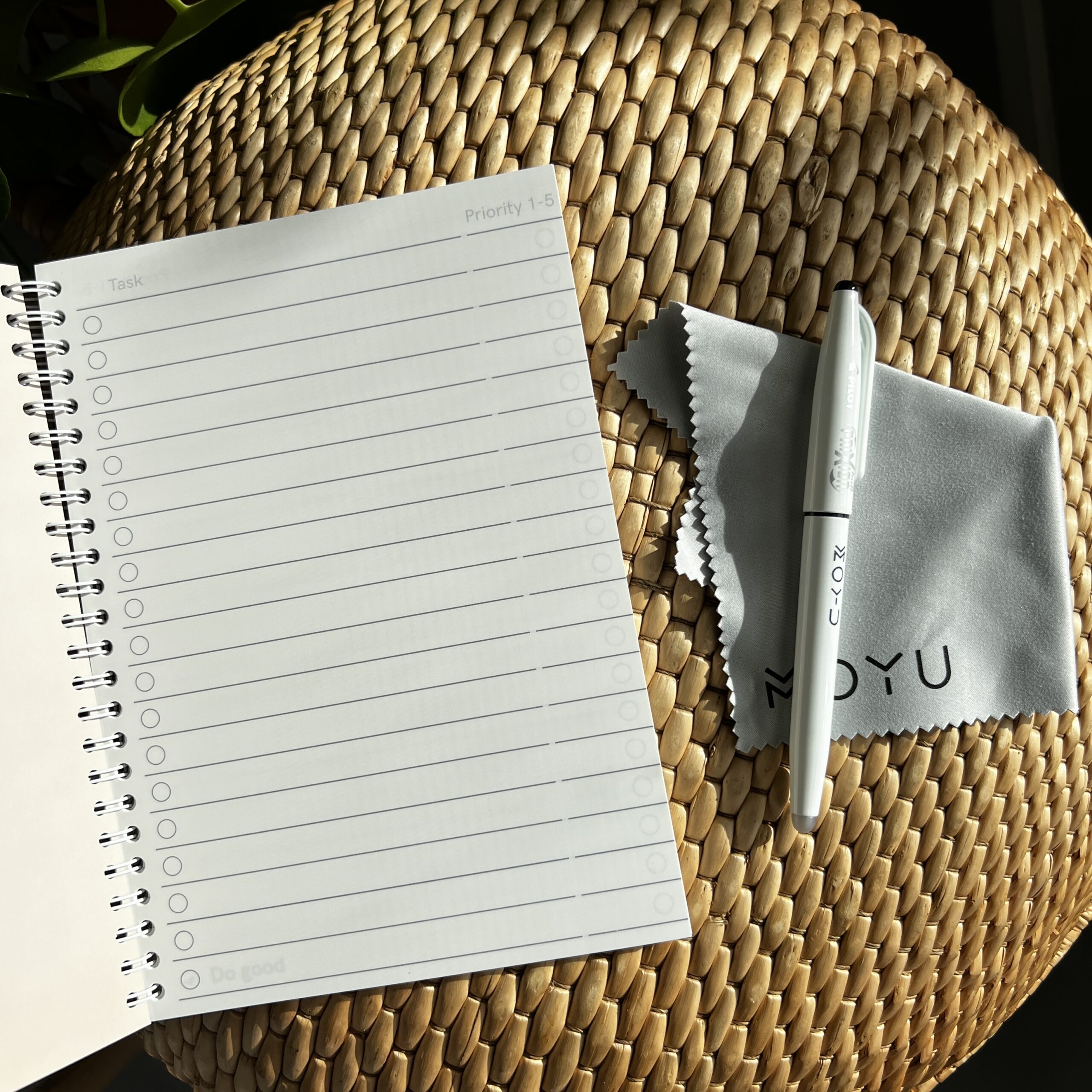 Uitwisbaar notitieboekje A5 Flamingo Desert 3 Stijlvol uitwisbaar notitieboek A5 van MOYU, Flamingo Desert