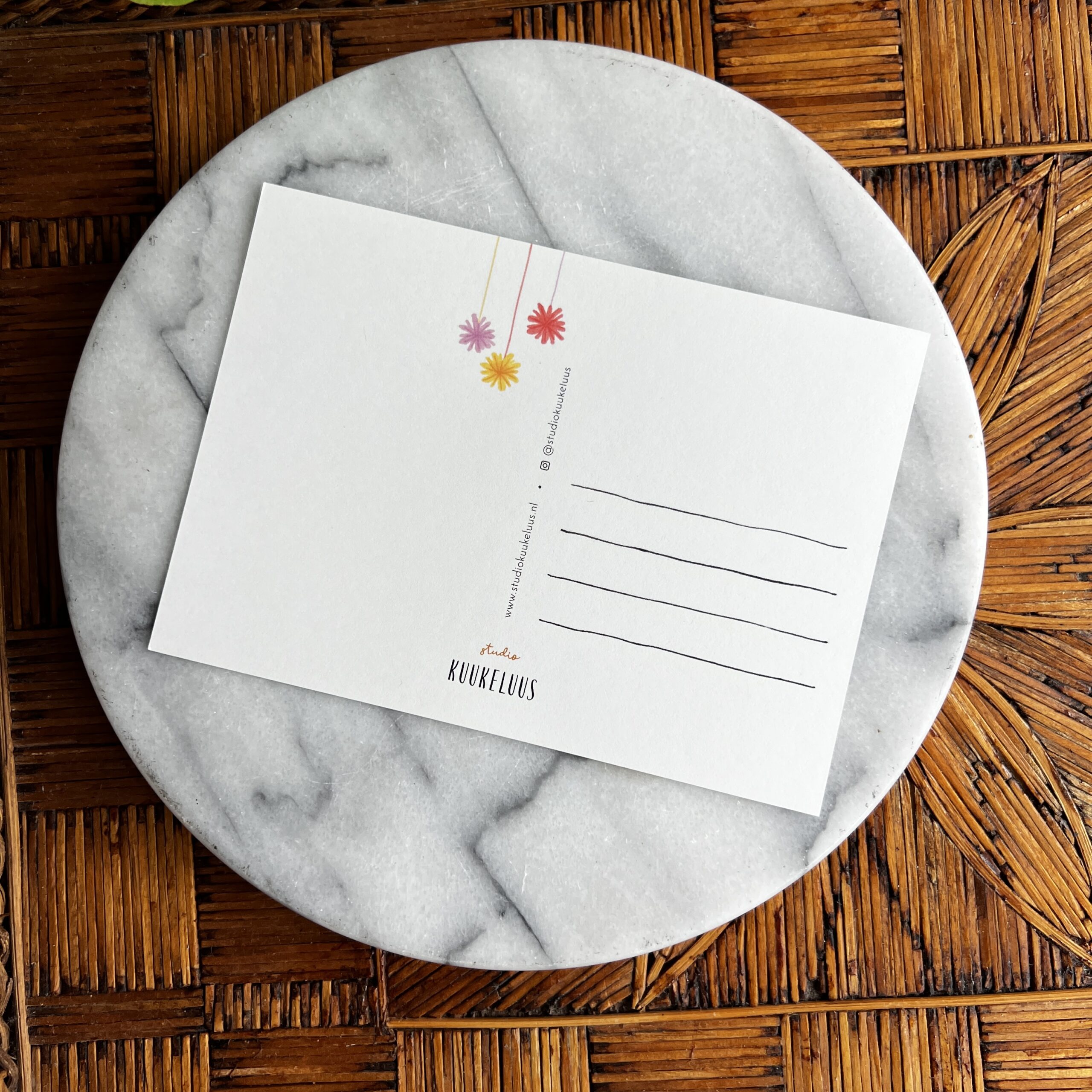 Ansichtkaart Party Plant 2 Illustratie van Party Plant