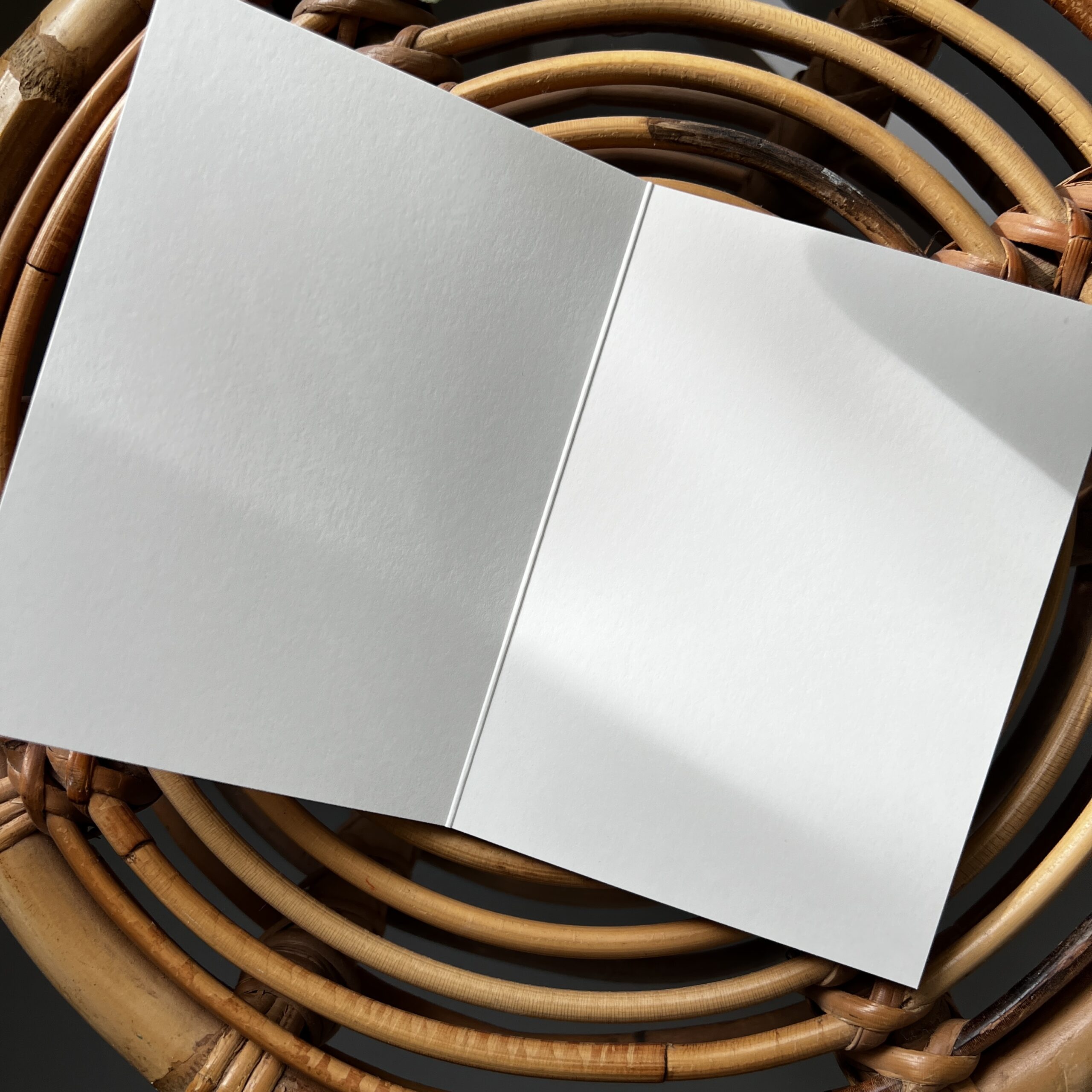 Wenskaart Kopje Herfst 2 Blanco wenskaart herfstillustratie